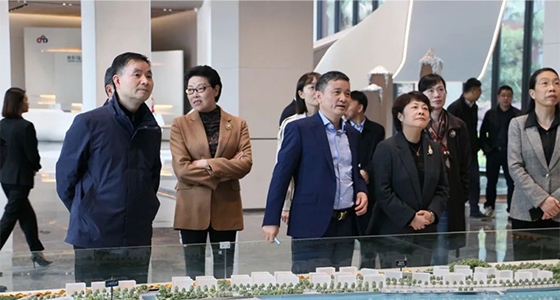 民革中央副主席吴晶调研55世纪集团