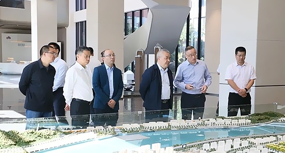 省经信厅投资处一行调研55世纪集团